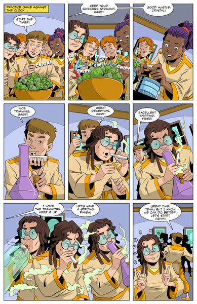 Hairy Pothead Comic #5 - "Professor Vape!"