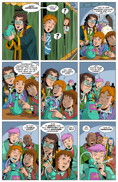 Hairy Pothead Comic #5 - "Professor Vape!"