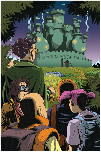 Hairy Pothead Comic #3 - "The Cannabis Castle"