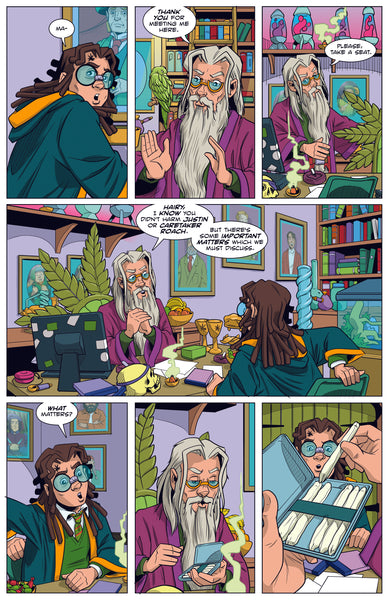 Hairy Pothead Comic #7 - "The Master Head!"