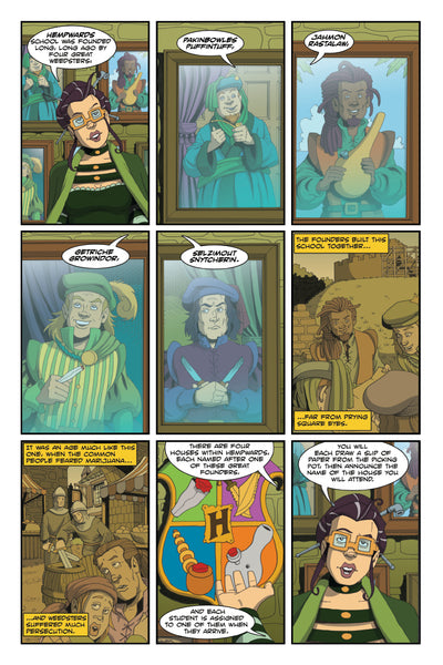 Hairy Pothead Comic #3 - "The Cannabis Castle"