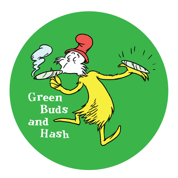 Sticker: Mr Stash - Green Buds and Hash