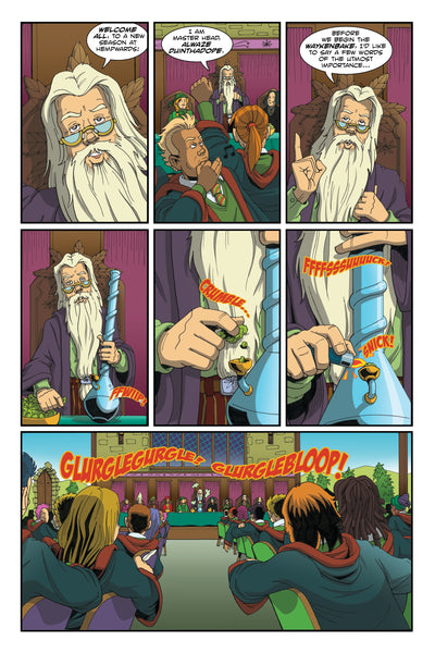 Hairy Pothead Comic #3 - "The Cannabis Castle"