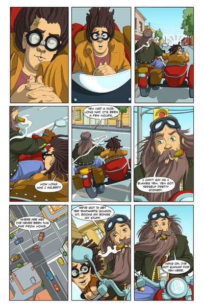 Hairy Pothead Comic #2 - "The Magic Bus"