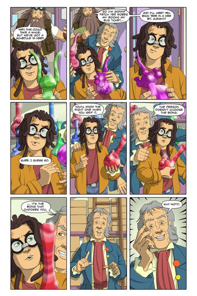 Hairy Pothead Comic #2 - "The Magic Bus"