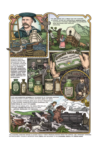 Illustrated History of Cannabis in Canada #1 - 1606-1895