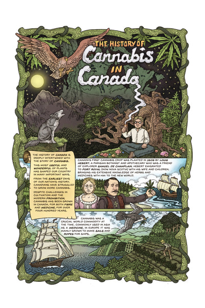 Illustrated History of Cannabis in Canada, #1 - 1606-1895