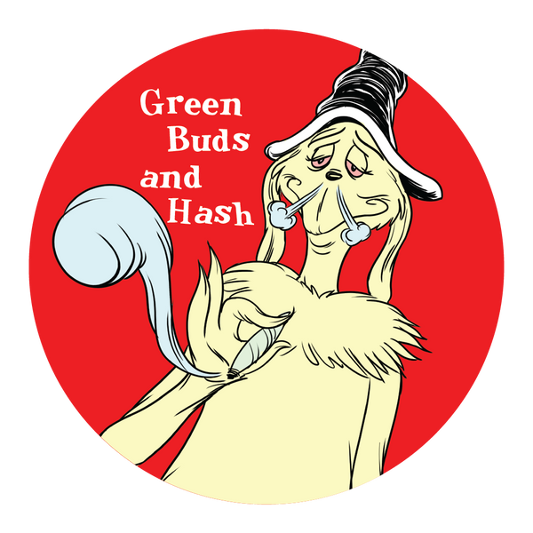 Sticker: Big Toke - Green Buds and Hash