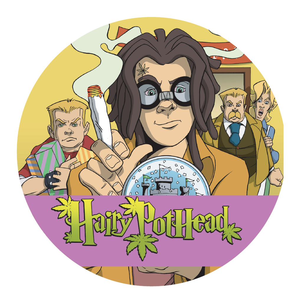 Sticker: Hairy Pothead and the Marijuana Stone - 1