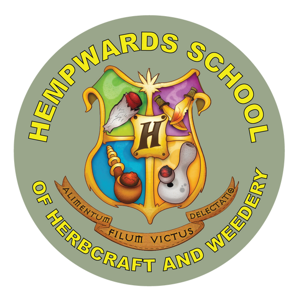 Sticker: Hempwards School of Herbcraft and Weedery