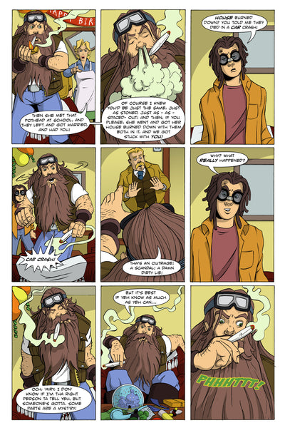 Hairy Pothead Comic #1 - "Yer a Weedster!"