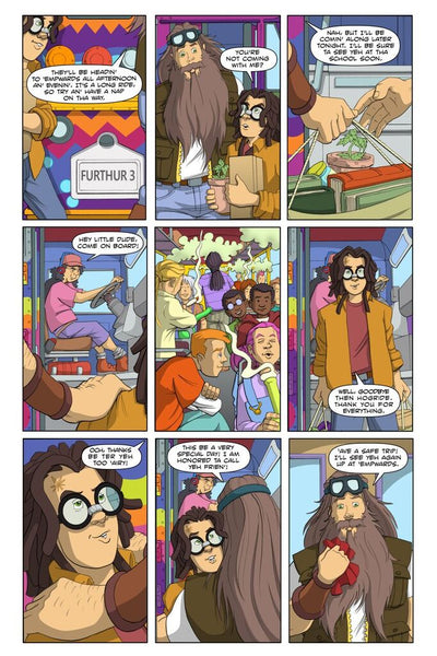 Hairy Pothead Comic #2 - "The Magic Bus"